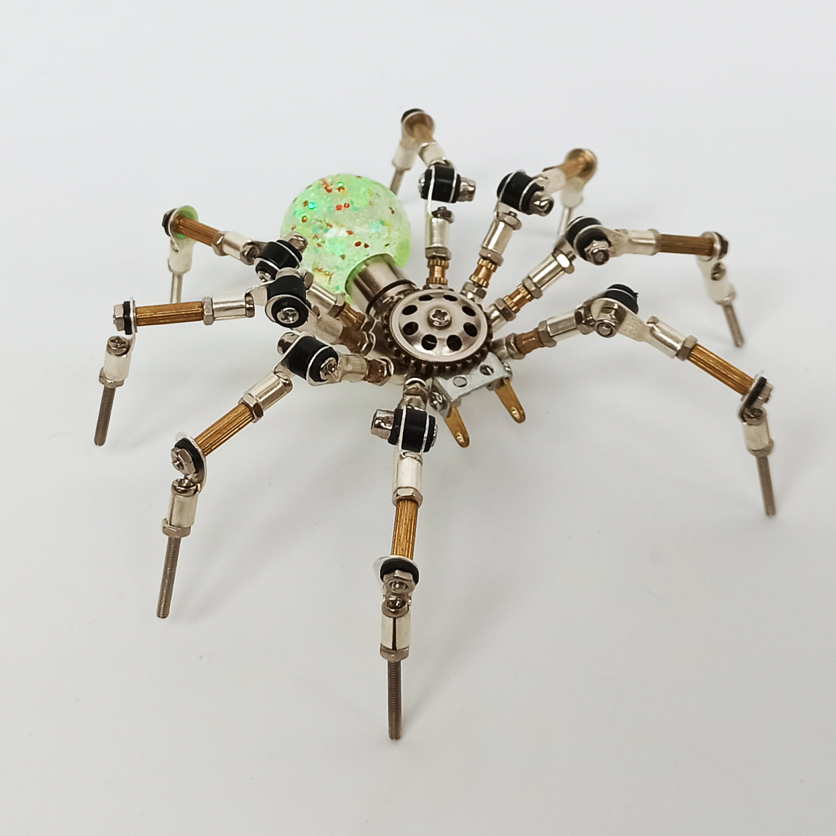 270pcs+ 3d Mini Mechanical Spider DIY Model Kits Metall -Puzzle