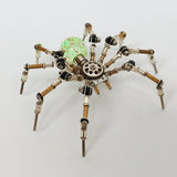 270PCS + 3D MINI MECANICAL SPIDER DIY Model Kits Metal Puzzle