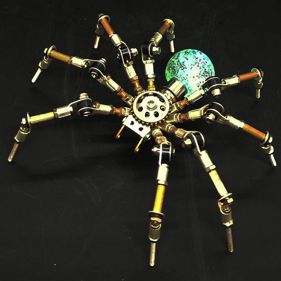 270pcs+ 3d Mini Mechanical Spider DIY Model Kits Metall -Puzzle