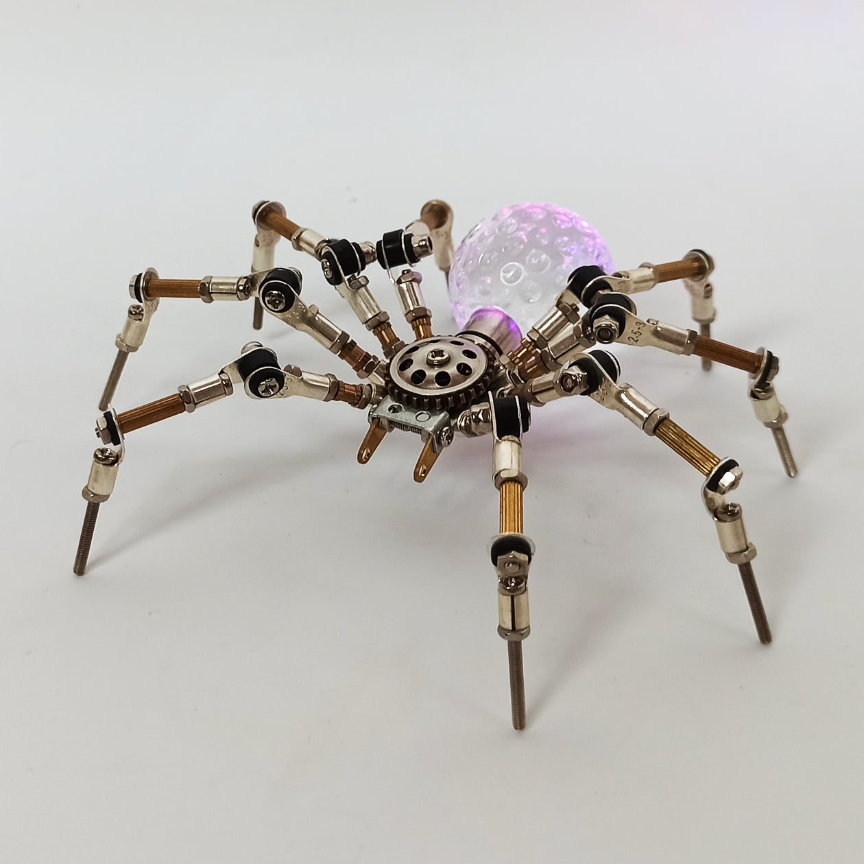 270pcs+ 3d Mini Mechanical Spider DIY Model Kits Metall -Puzzle