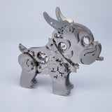 3D DIY Bulldog Metall Puzzle Model Kit