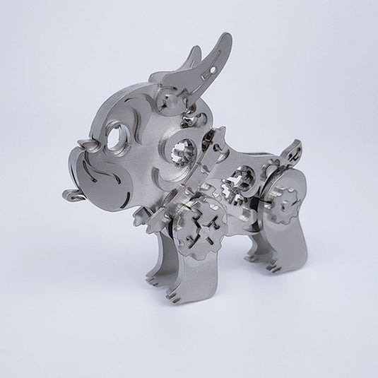 Kit de modèle de puzzle de métal bulldog 3D