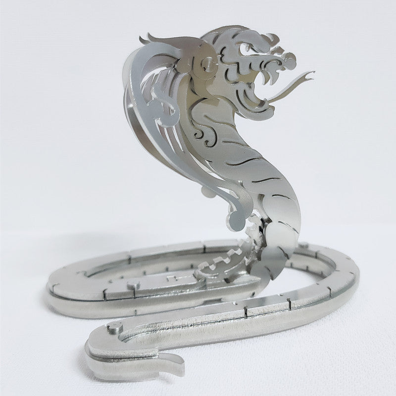 3D DIY King Cobra Puzzle Metal Model Kit