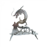 3D DIY Metal Puzzle Dragon on the Mountain Mythical Creature Model Kit