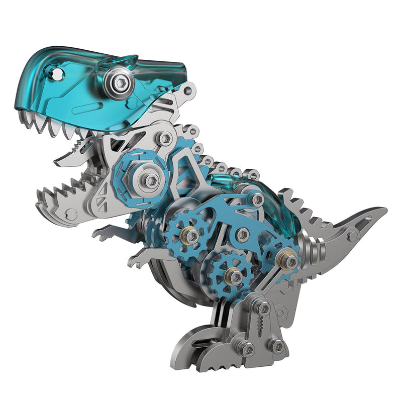 Laad de afbeelding in galerijviewer, 3D Metal Puzzle Diy Assembly Tyrannosaurus Dinosaur Model Kits voor kinderen als cadeau
