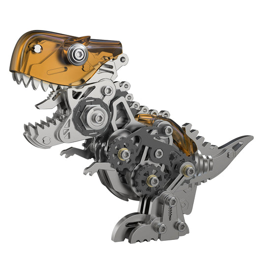 Metal de metal 3D Asamblea de bricolaje Tyrannosaurus Dinosaur Kits para niños como regalo