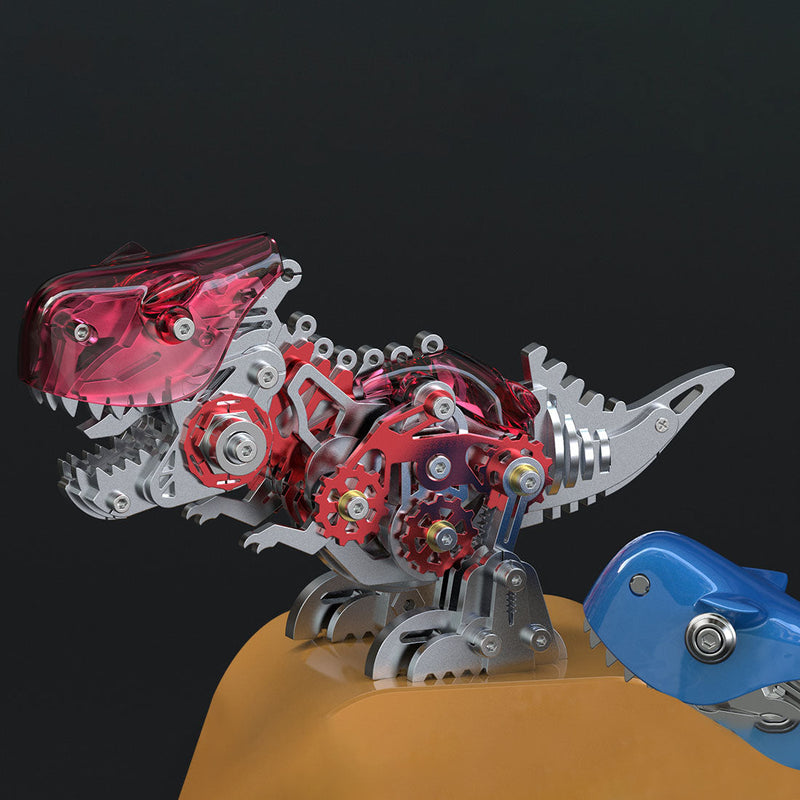 Laad de afbeelding in galerijviewer, 3D Metal Puzzle Diy Assembly Tyrannosaurus Dinosaur Model Kits voor kinderen als cadeau
