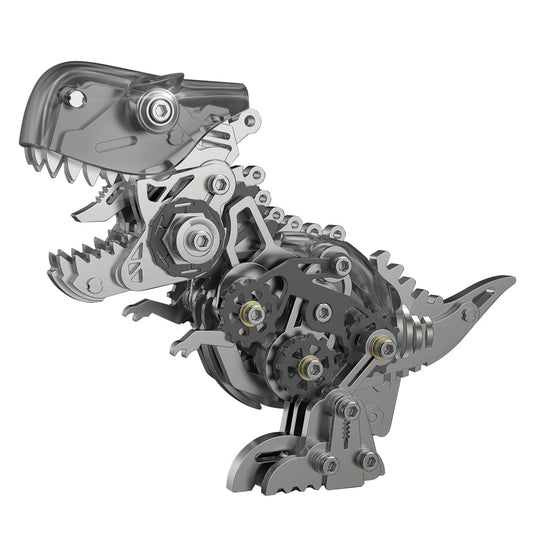 3D Metal Puzzle DIY Assembly Tyrannosaurus Dinosaur Model Kits for Kids As Gift