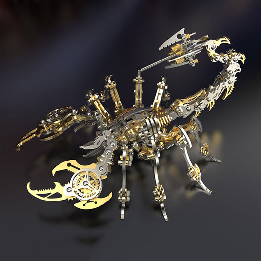 3D Scorpion Metal Puzzle Colorful Model Kit for Gifts and Decoration