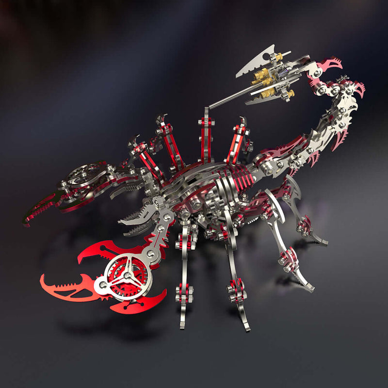 Load image into Gallery viewer, 3D Scorpion Metal Puzzle Colorful Model Kit for Gifts and Decoration
