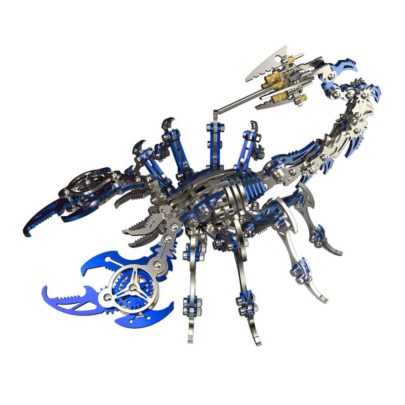 Laad de afbeelding in galerijviewer, 4PCS 3D Scorpion Diy Metal Puzzle Kleurrijke modelkit voor geschenken en decoratie
