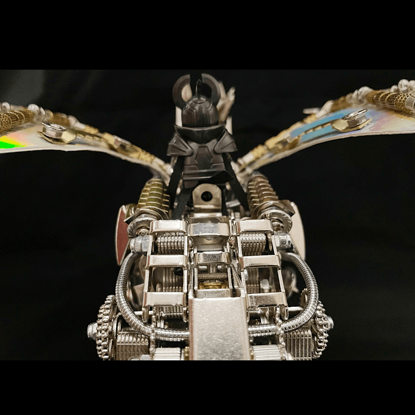 Fly Dragon Mechanical 3D Metal Diy Puzzle Model Kit avec base