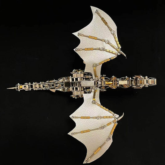 Fly Dragon Mechanical 3D Metal Diy Puzzle Model Kit met basis