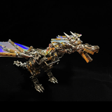 Fly Dragon Mechanical 3D Metal Diy Puzzle Model Kit avec base