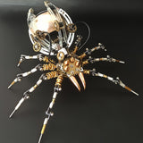 Steampunk 512PCS Spider Metallmodell DIY -Kits mit Bluetooth -Lautsprecher