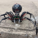 Steampunk DIY escalando black widow spider metal metal kit de modelo