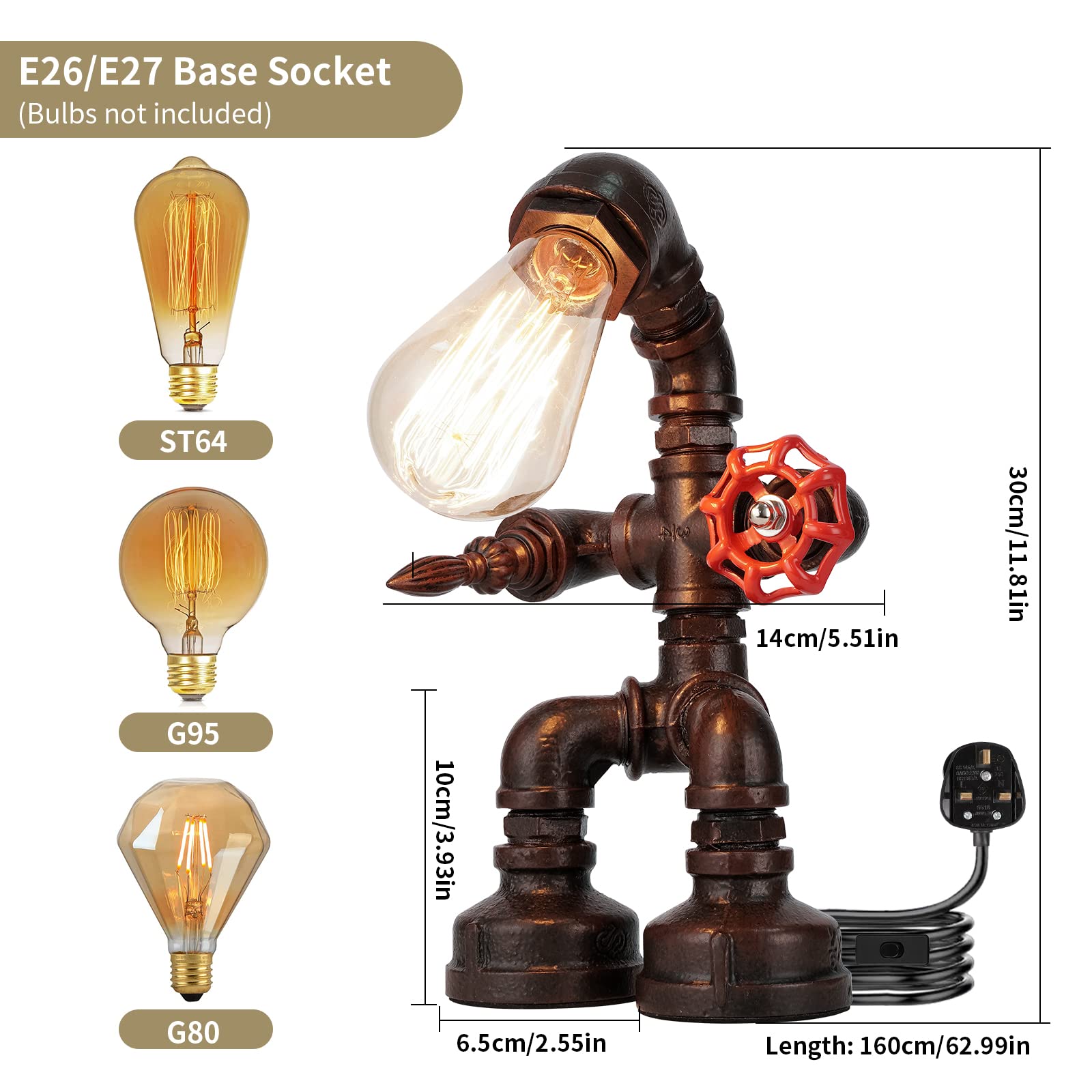 Steampunk lamps for sale best sale