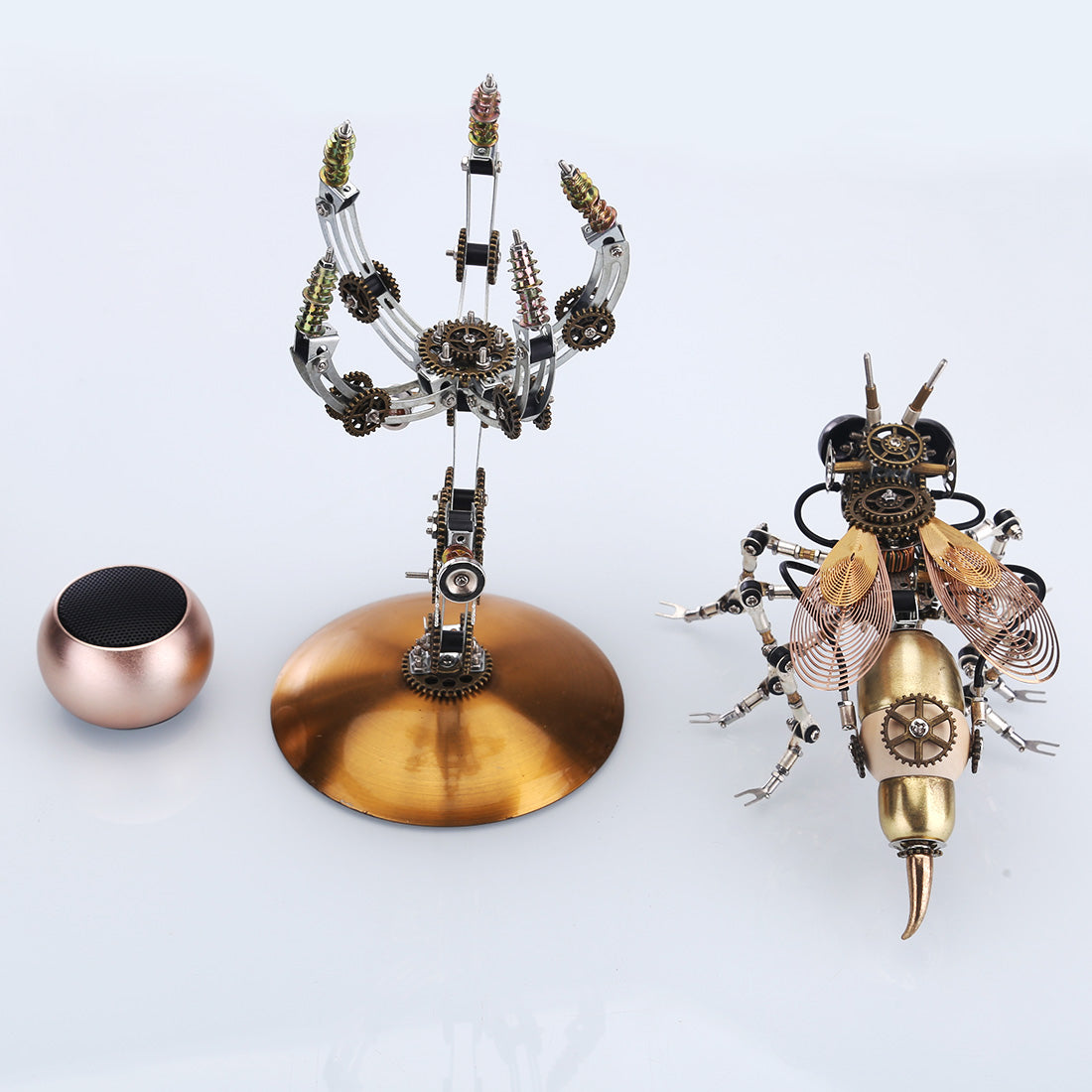 Steampunk Wasp 3D Multiple Szenenmodell -Kit -Puzzle mit Basis