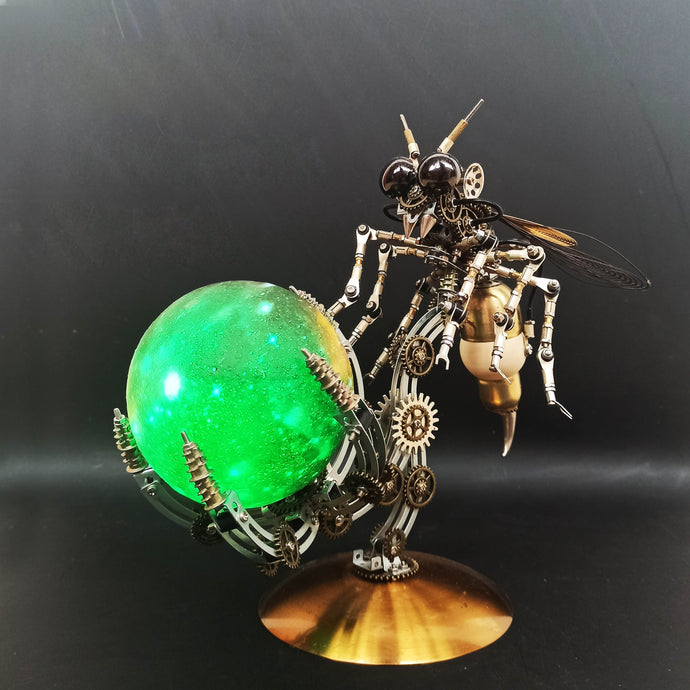 Steampunk Wasp 3D Multiple Szenenmodell -Kit -Puzzle mit Basis