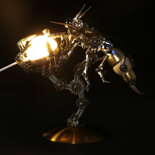 Steampunk Wasp 3D Multiple Szenenmodell -Kit -Puzzle mit Basis