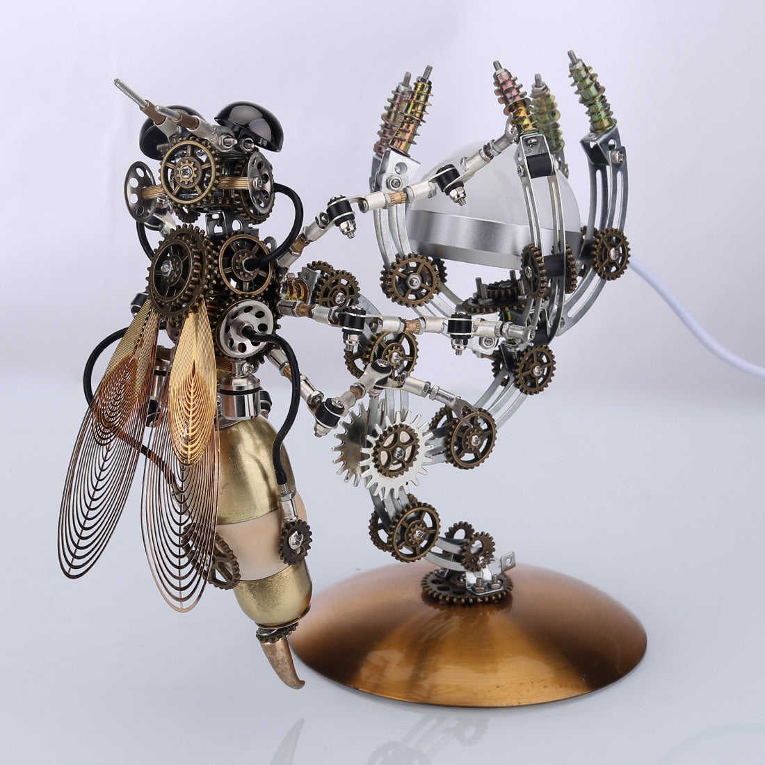 Steampunk Wasp 3D Multiple Szenenmodell -Kit -Puzzle mit Basis