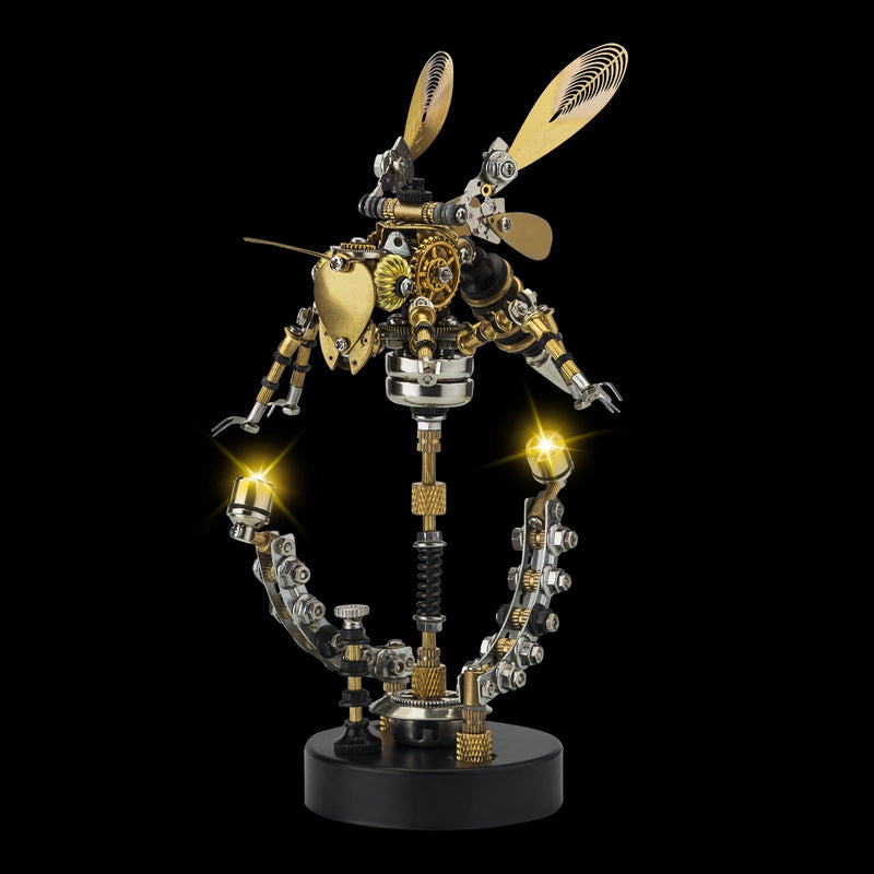 Load image into Gallery viewer, 300Pcs+ Steampunk Mechanical Wasp Bee 3D Metal Insect Model
