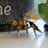 300pcs+ Steampunk Mechanical Wesp Bee 3D Metal Insektenmodell