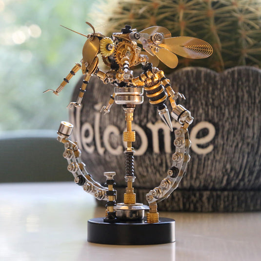 300pcs+ Steampunk Mechanical Wesp Bee 3D Metal Insektenmodell