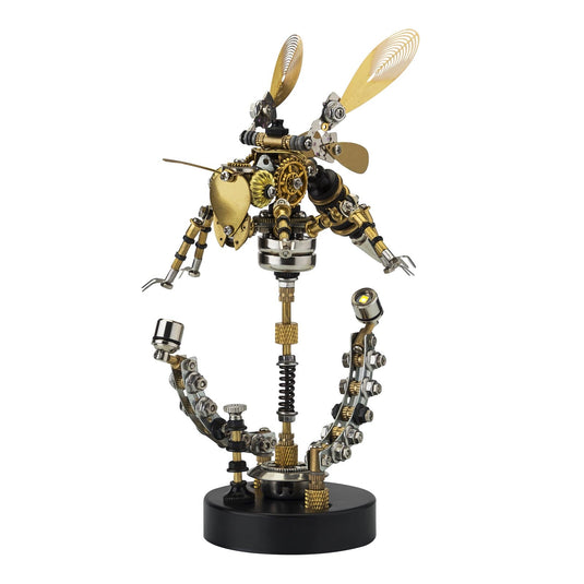 Modelo de insectos de metal 300pcs+ steampunk Mechanical Wasp Bee 3D