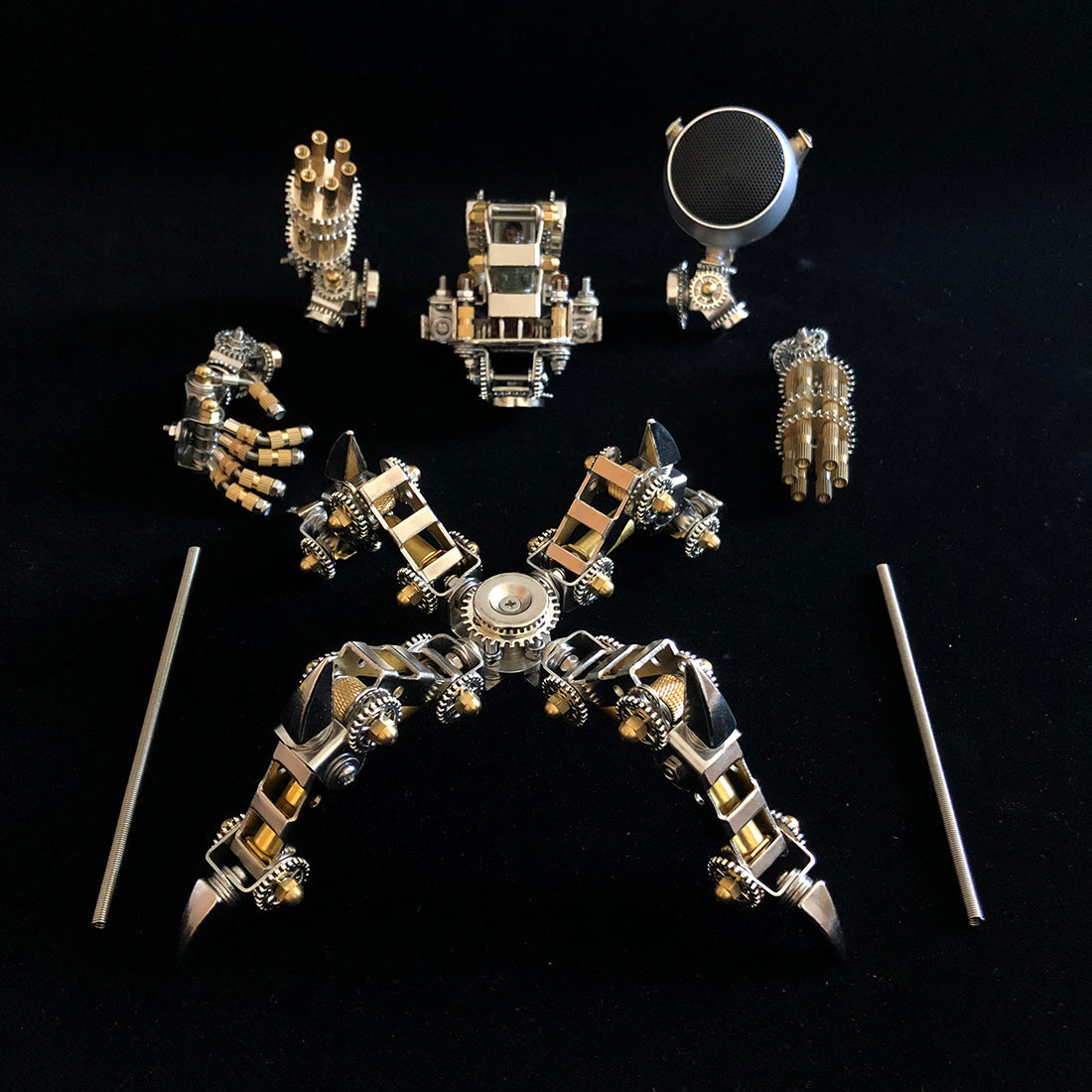 313pcs Assemblage 3D Puzzle Model Magnetic Chaser Hunter Mecha Model Bluetooth -luidsprekers