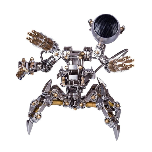 3D metal puzzle SPIDER - model made of stainless steel (metal) + Bluetooth  speaker