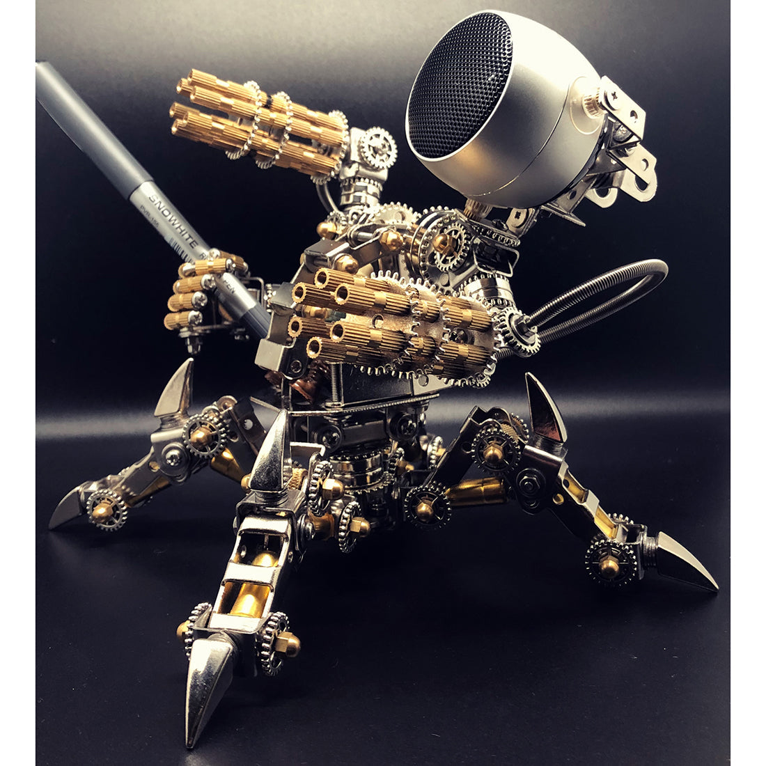 313pcs Assemblage 3D Puzzle Model Magnetic Chaser Hunter Mecha Model Bluetooth -luidsprekers