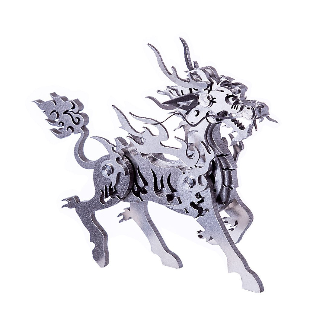 3D DIY Metal Puzzle Assembly Jigsaw Crafts Model Kit - Goat Beast/Unicorn