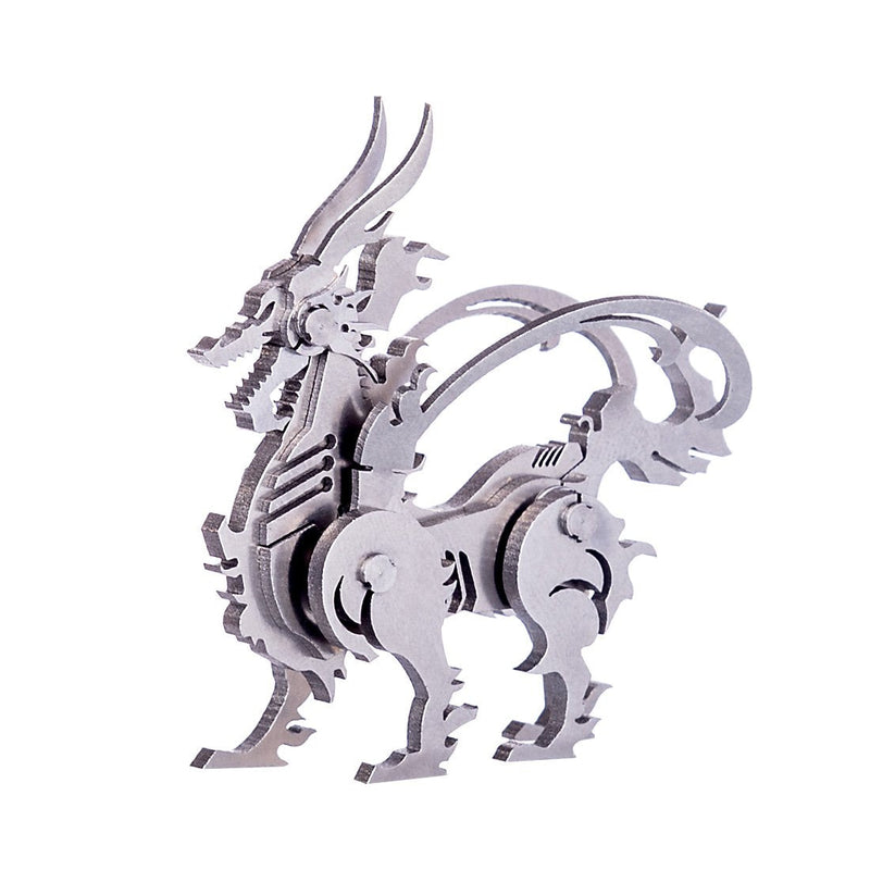 Laad de afbeelding in galerijviewer, 3D DIY Metal Puzzle Assembly Jigsaw Crafts Model Kit - Goat Beast/Unicorn
