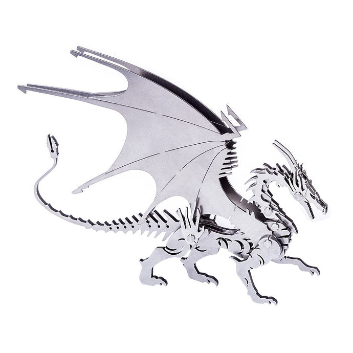 DIY 3D Metal Ice Dragon Puzzle Model Assembly  Dinosaur Crafts