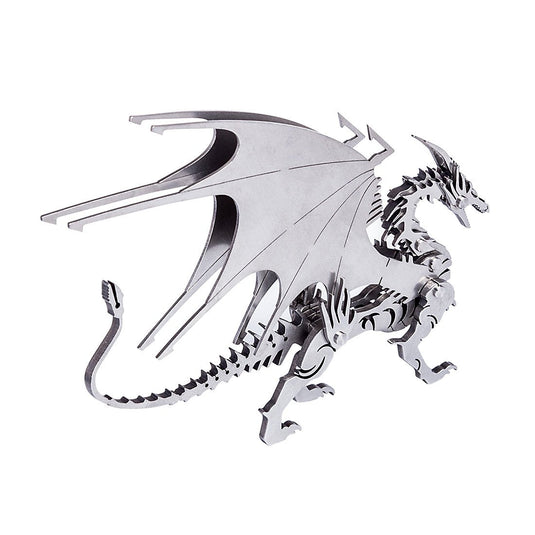 DIY 3D Metall Ice Dragon Puzzle Model Montage Dinosaurierhandwerk