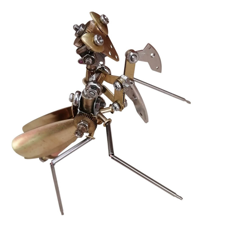 Laad de afbeelding in galerijviewer, 3D Metal Mechanical Insect Model Mecha Mantis Scorpion Bee

