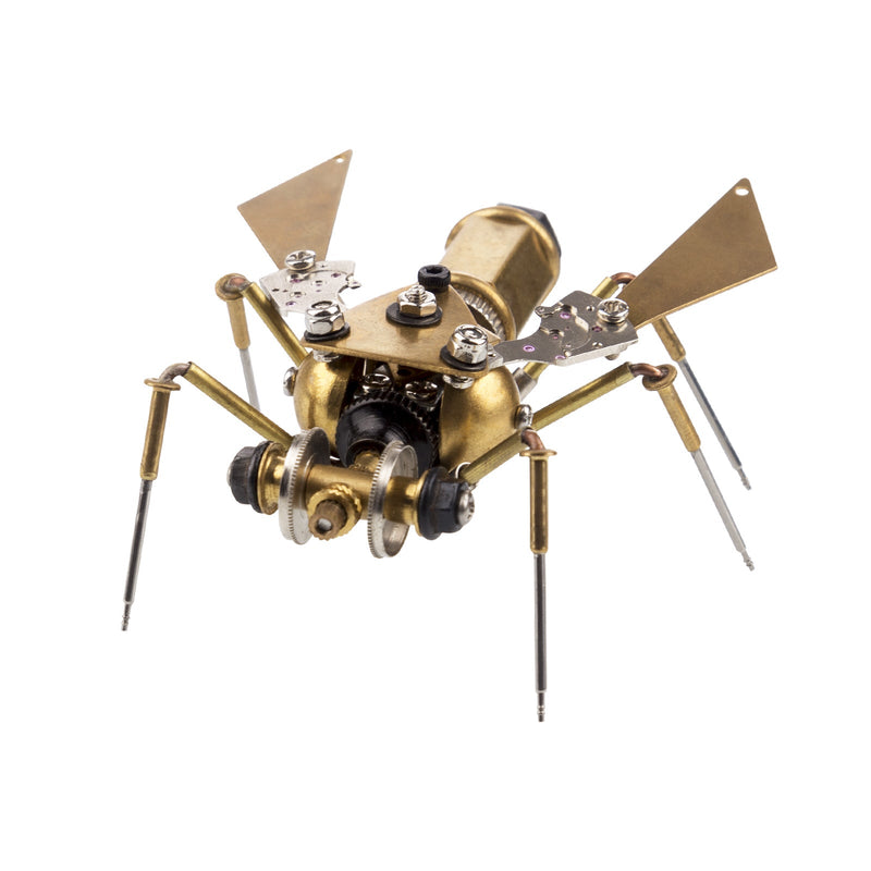Laden Sie das Bild in Galerie -Viewer, {Tiny Steampunk Insekten 3D Metallwanzen Mosquito Ohrflügel Bienenmodell -Kits Gadgets
