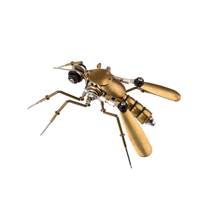 Kleine Steampunk Insecten 3D Metal Bugs Mosquito Earwigs Bee Model Kits Gadgets
