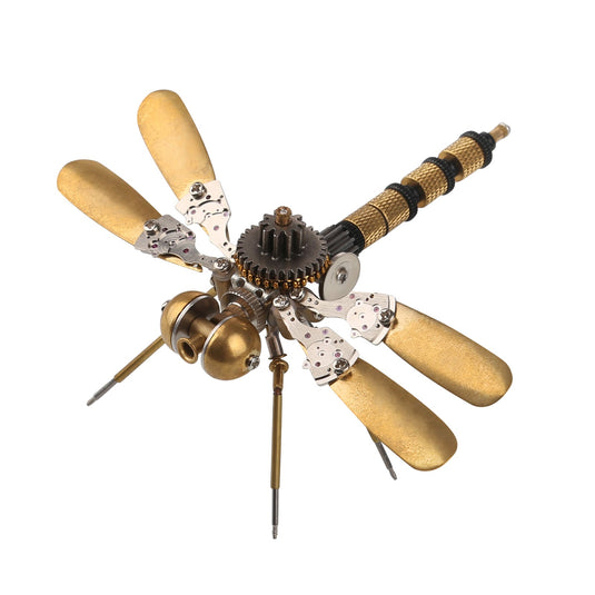 Pequeños insectos steampunk bichos de metal 3d mosquito gadgets