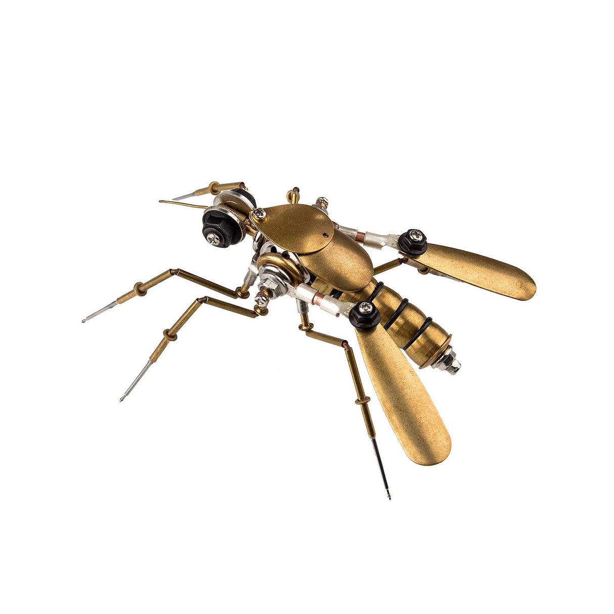 Minuscules insectes steampunk insectes 3D Metal Bugs Mosquito Earwigs Bee Model Kits Gadgets