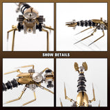 Minuscules insectes steampunk insectes 3D Metal Bugs Mosquito Earwigs Bee Model Kits Gadgets