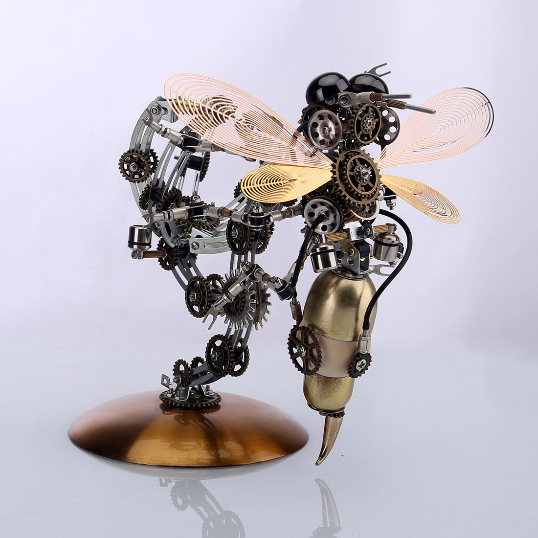 Steampunk Wasp 3D Multiple Szenenmodell -Kit -Puzzle mit Basis