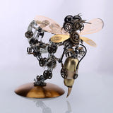 Steampunk Wasp 3D Multiple Scene Model Kit Puzzle with Base